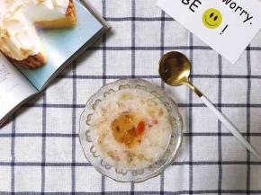 盛出，倒入椰奶，即可食用