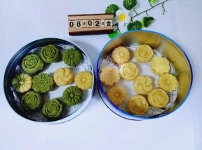 做了很多呦，高颜值的磨具做出来的绿豆糕，必须分享给好朋友(^_^)