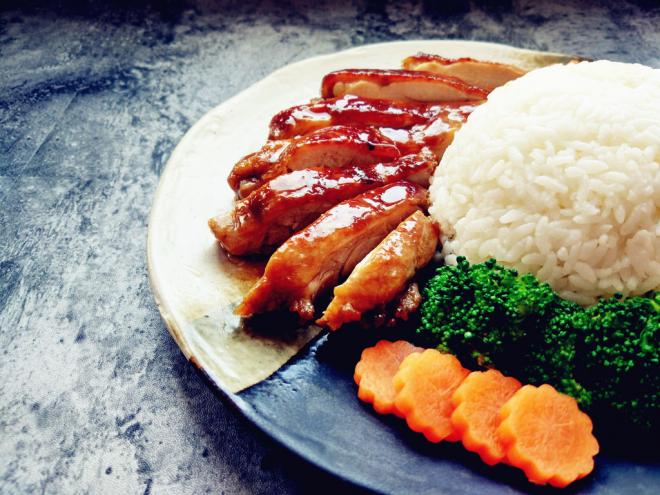 照烧鸡腿饭