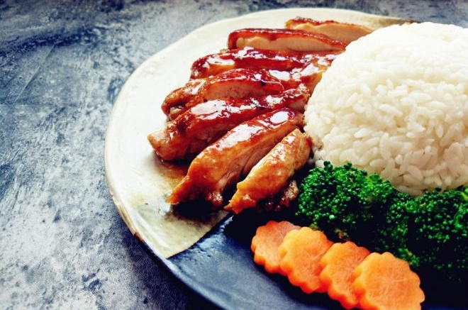 照烧鸡腿饭