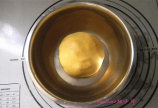 混合后揉成光滑的面团，静置10分钟；