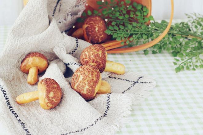 酥皮蘑菇泡芙