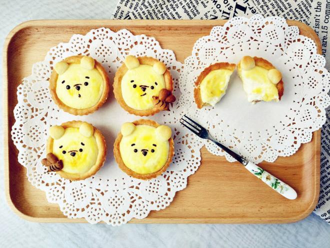 维尼熊流心芝士挞