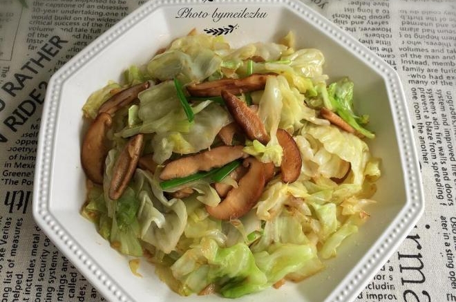 香菇手撕包菜