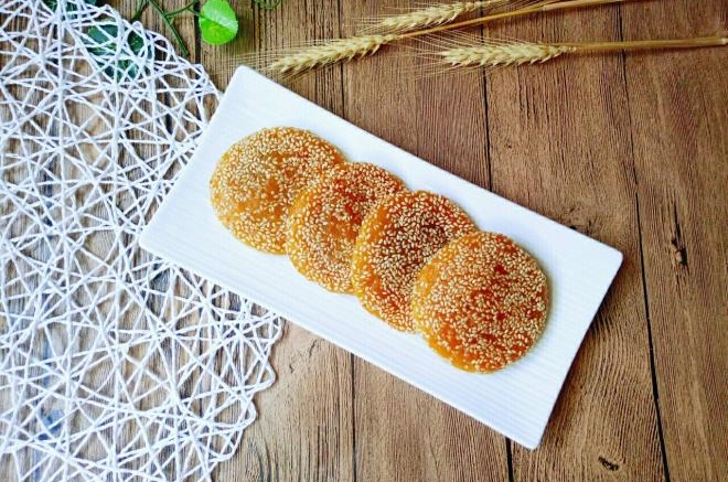 芝麻南瓜饼
