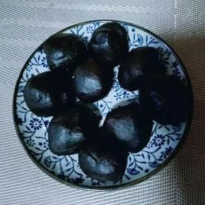 豆沙馅也分成9等份。
