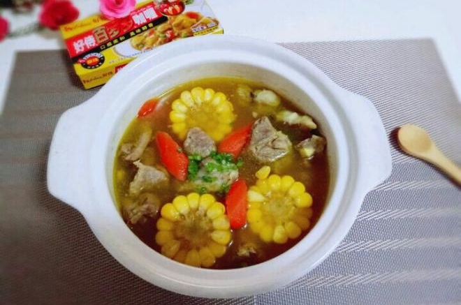 咖喱小排玉米汤
