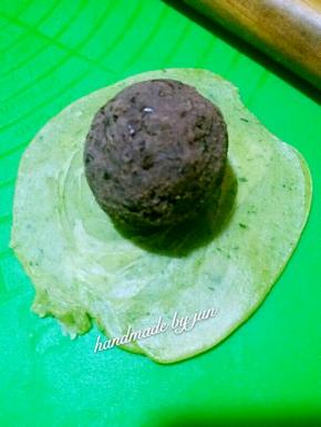 包好馅儿，收口