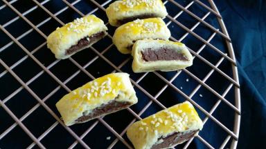 出炉。。喜欢豆沙的朋友不要错过噢！