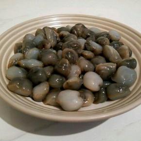 买的新鲜泥螺，清洗干净