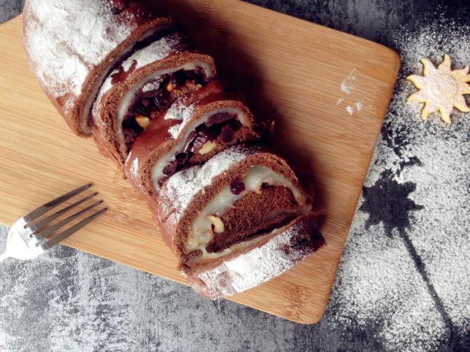 可可麻薯软欧包