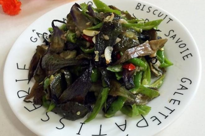 辣炒茄子蒂