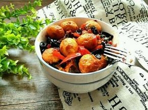 然后大火收汁  撒上葱花即可