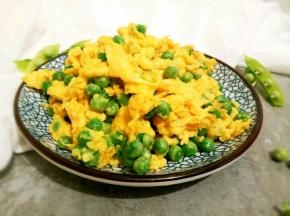 豌豆的清香，鸡蛋的嫩。