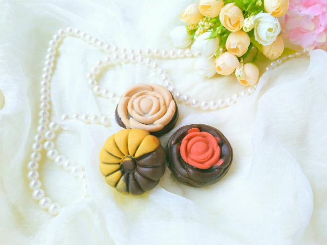 桃山皮月饼＃阳晨和果子模具＃