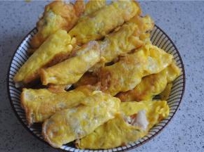 直到将所有的鸡蛋饺子全部包完