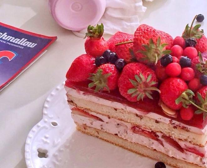 法式浪漫草莓蛋糕