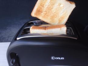 拔动调色滑键选择所需的烧色，按“烤面包”按键，轻轻向下按推动条直到下端。时间到，面包片自动弹起，烘烤结束，1档大概烤1分钟。