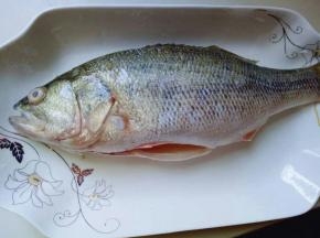 鲈鱼清洗干净，去鳞，去鳃，取出内脏。