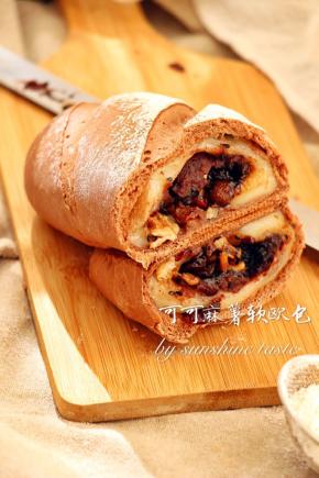 好吃有料的麻薯可可软欧包完成 一边写一边流口水……我去偷偷的吃一点 明天不要长肉肉啊