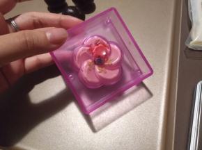 看看脱膜前的正面图，立体感超强。