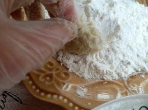 再裹上面粉