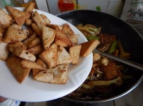 在加入豆腐