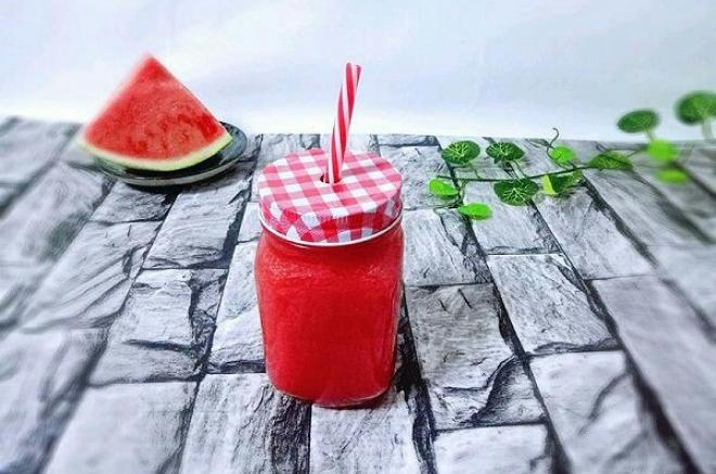 西瓜汁#附加西瓜冰棍的制作#