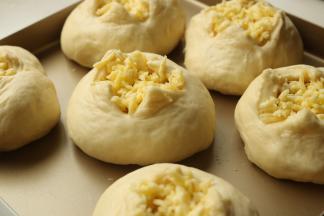 撒一些马苏里拉奶酪。