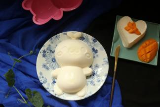 最后的慕斯，像是吃冰一样。