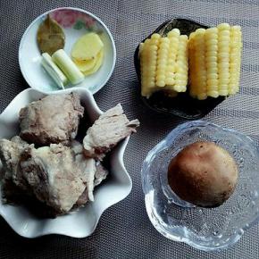 准备好食材。