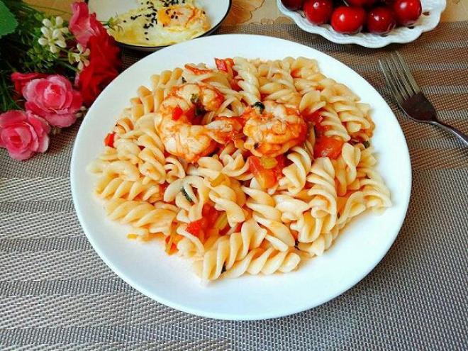 阿根廷红虾意面