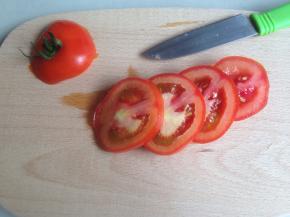 番茄切薄片