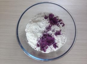 加入紫薯泥