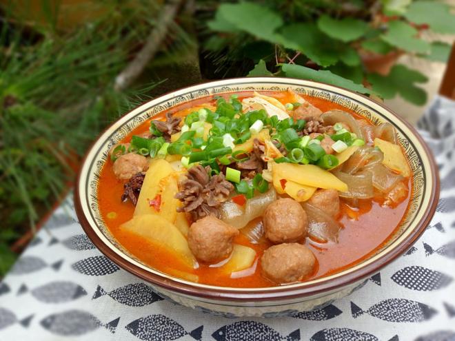 家庭版火锅冒菜