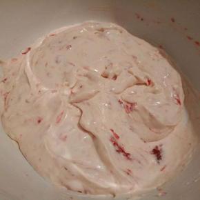  再加酸奶翻拌，