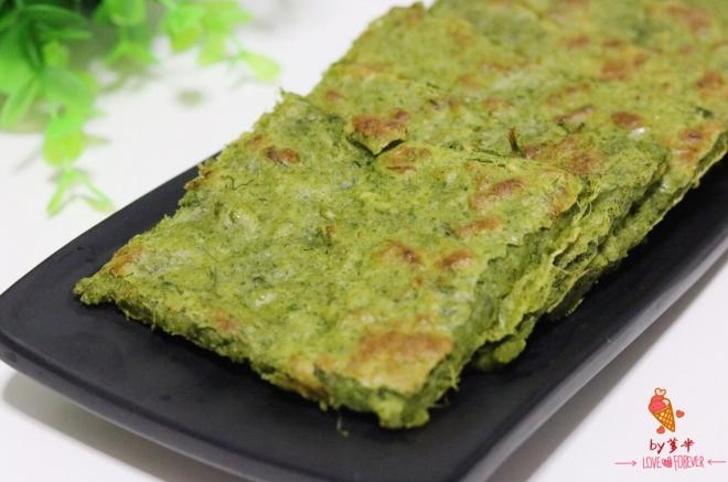 菠菜煎饼