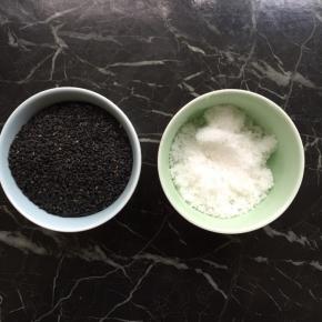 黑芝麻加白糖