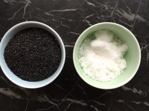 黑芝麻加白糖