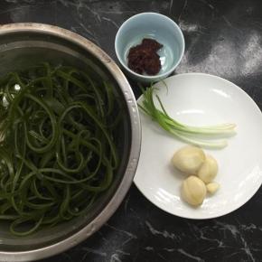 所需材料处理冲洗干净
