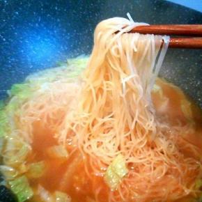 喜欢嚼劲的，煮一分钟就可以起锅，喜欢吃软一点的，再煮一分钟，