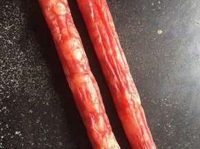 准备好甜肠
