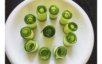 码在盘子上