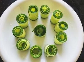 码在盘子上