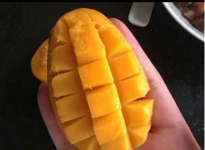 芒果切丁