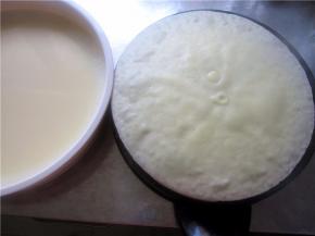 粘上面糊后稍微再等10秒钟左右就可以啦