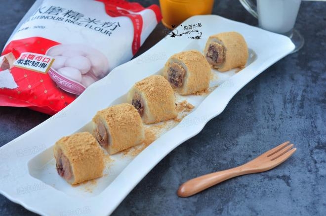 香芋红豆驴打滚