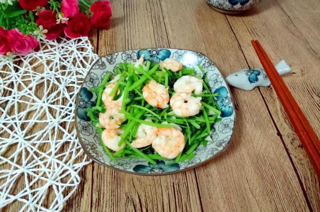 香芹炒虾仁