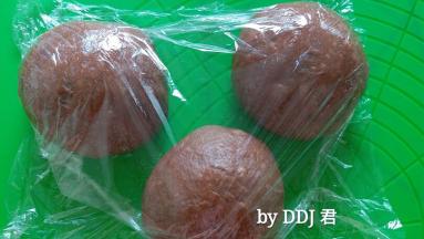 面团分成均匀三等份