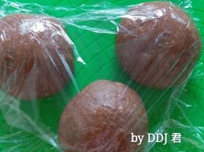 面团分成均匀三等份